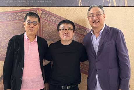 左起:趙心、任重、趙玉吉