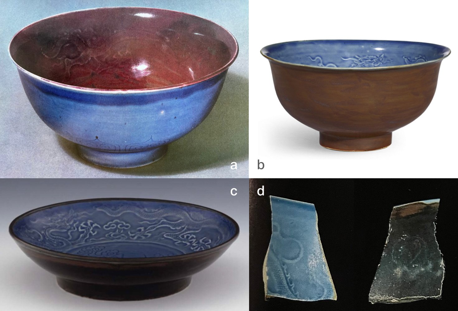 Sacrificial-Blue Bowl for the Yuan Imperial Court