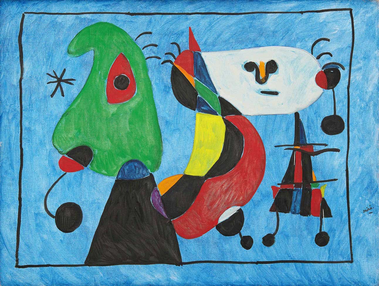 Joan Miró i Ferrà 胡安．米羅 無題