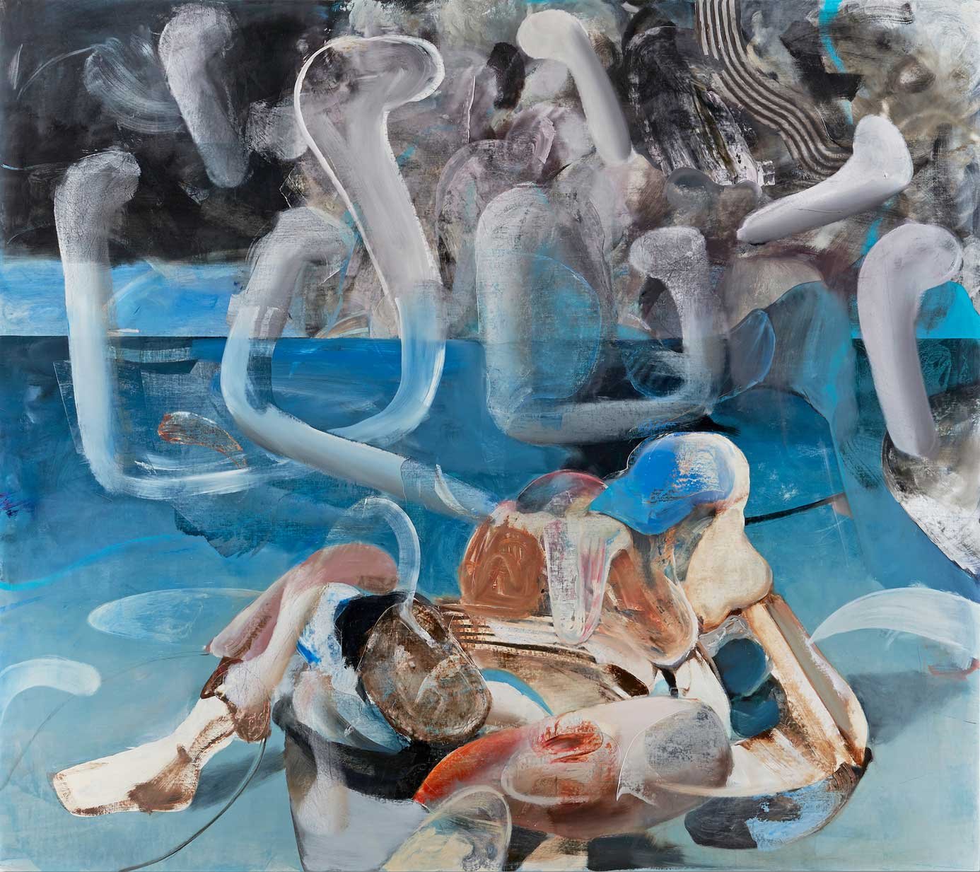 Adrian Ghenie 亞德里安・格尼 | Figure on the Beach 沙灘上的身影