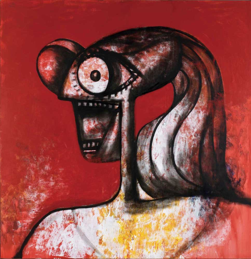 喬治‧康多（1957年生） 尖叫的紅色女子